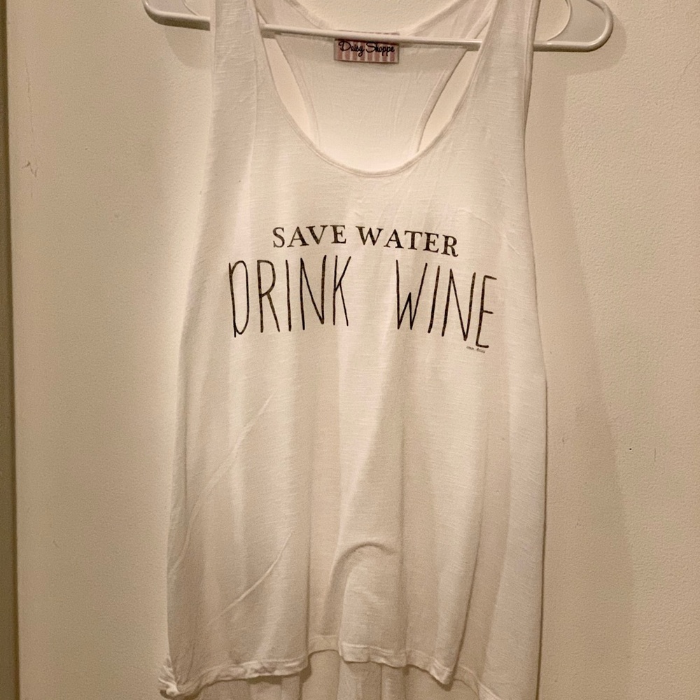 White tank top